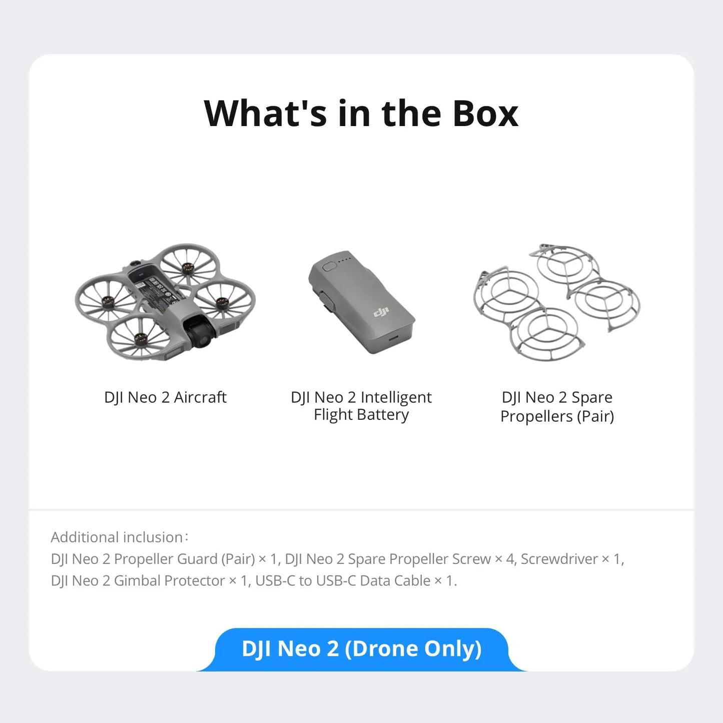 DJI NEO 2 Drone 4K With Camera Palm Takeoff & Landing Gesture Control Smooth Reliable Tracking Lightweight Foldable Mini Drone All-Around Safety & Flexible Flight