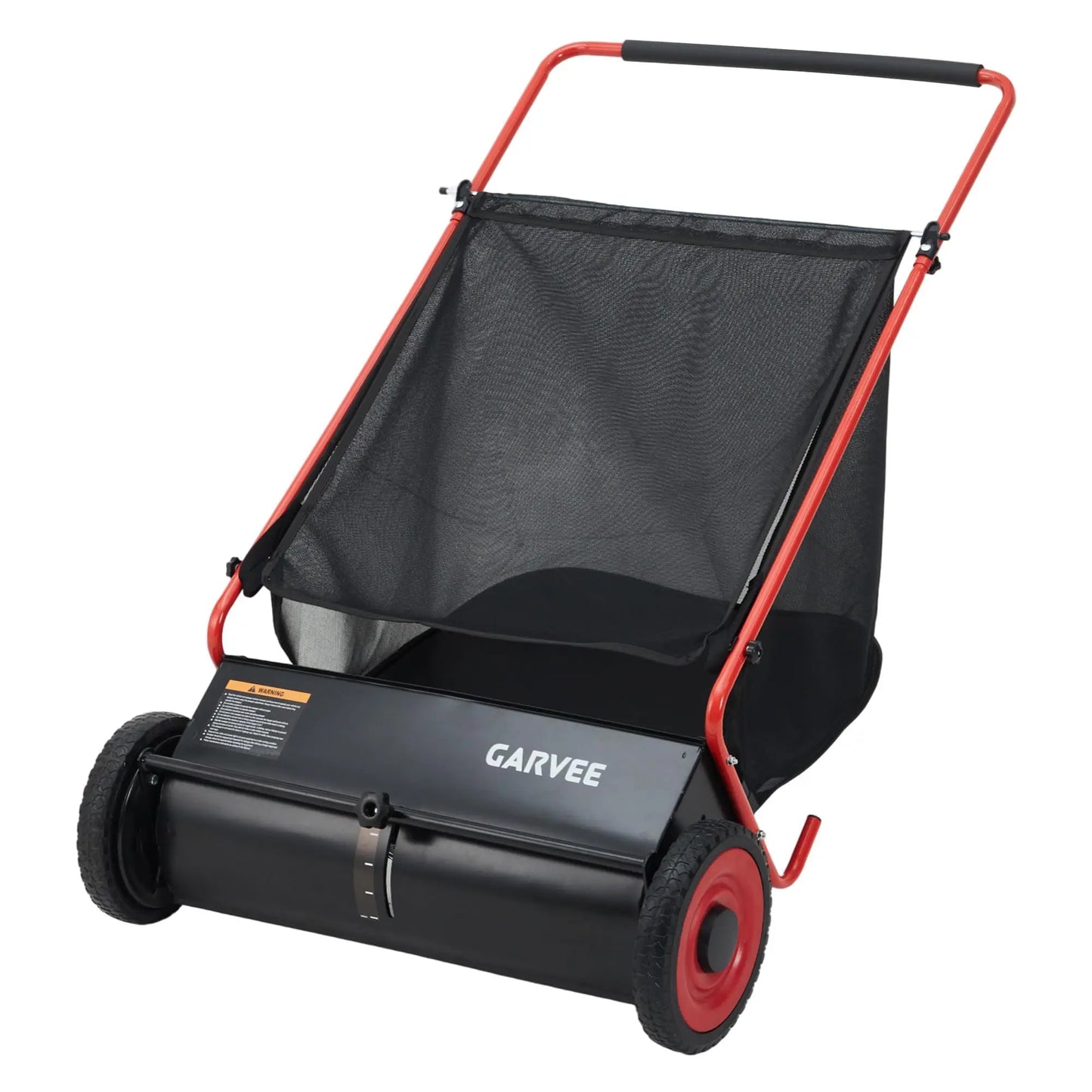 HiMISS Push Lawn Sweeper With Adjustable Brush Height For Grass
