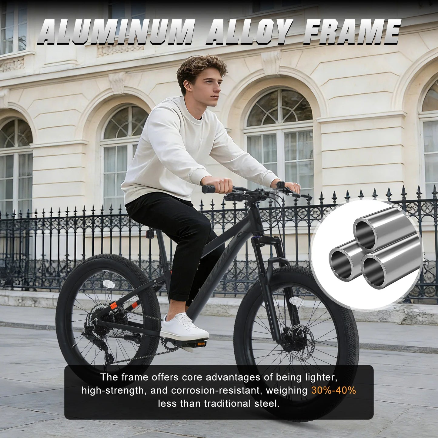 Spatial MT24FS Pro Hardtail Mountain Bike With Aluminum Frame