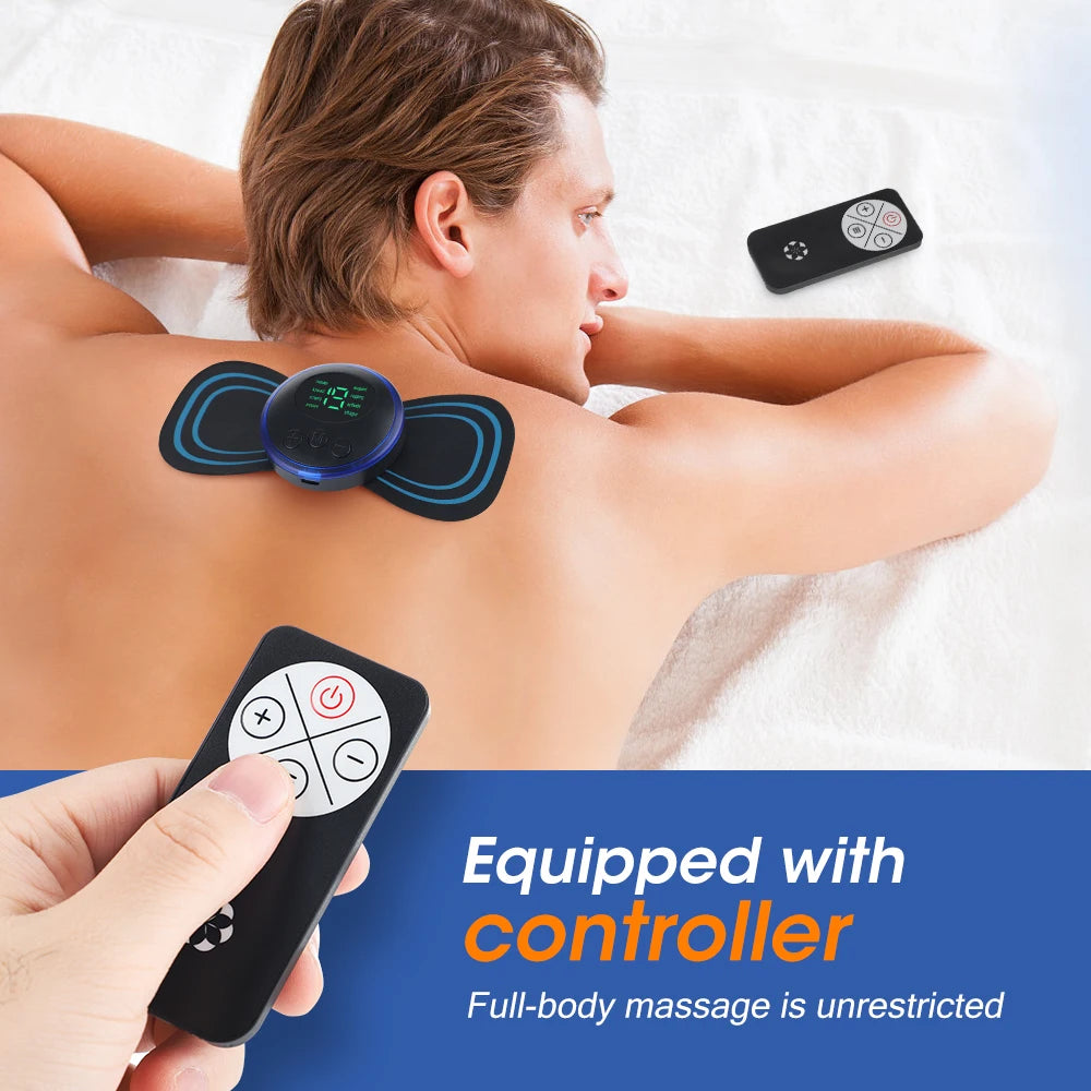 Electric Neck Massager Portable Cervical Vertebra Massage Patch for Muscle Relaxation And Shoulder Stretcher