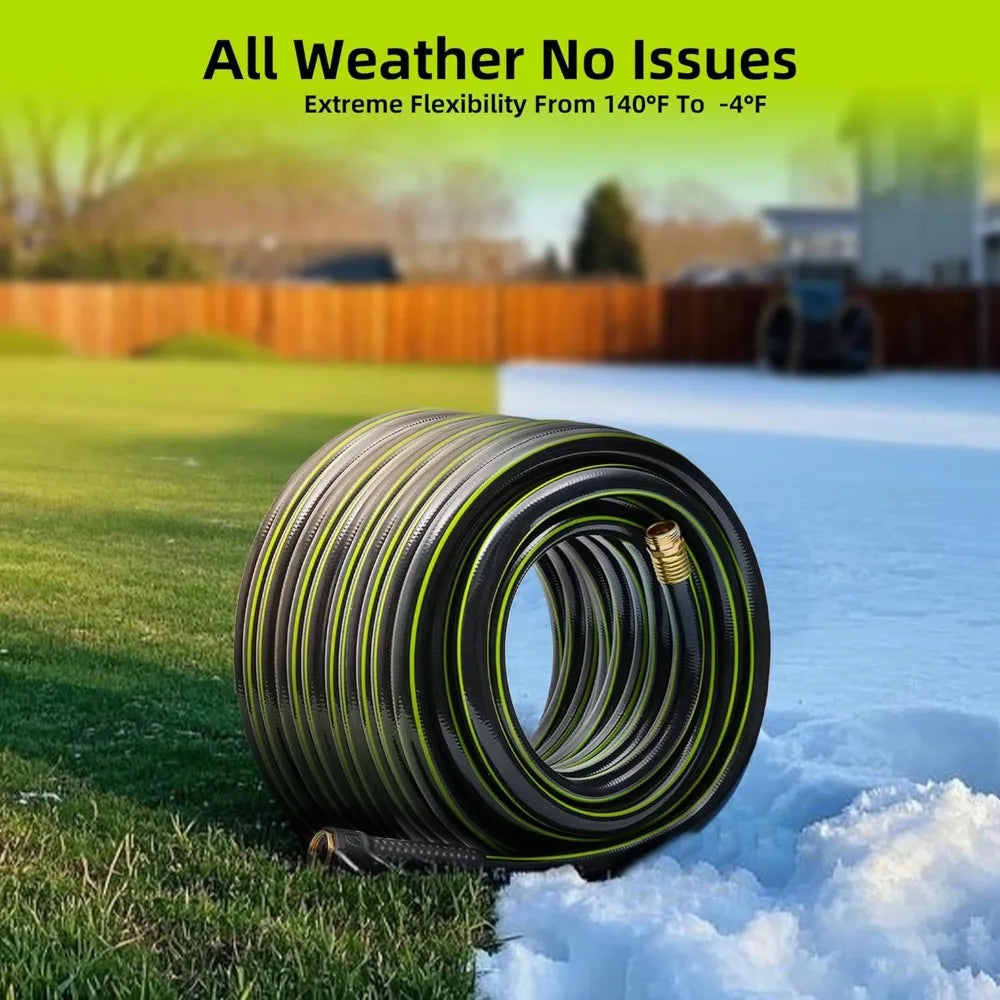 Heavy Duty Garden Hose No Kink Leakproof Flexible PVC Lawn Commercial Use