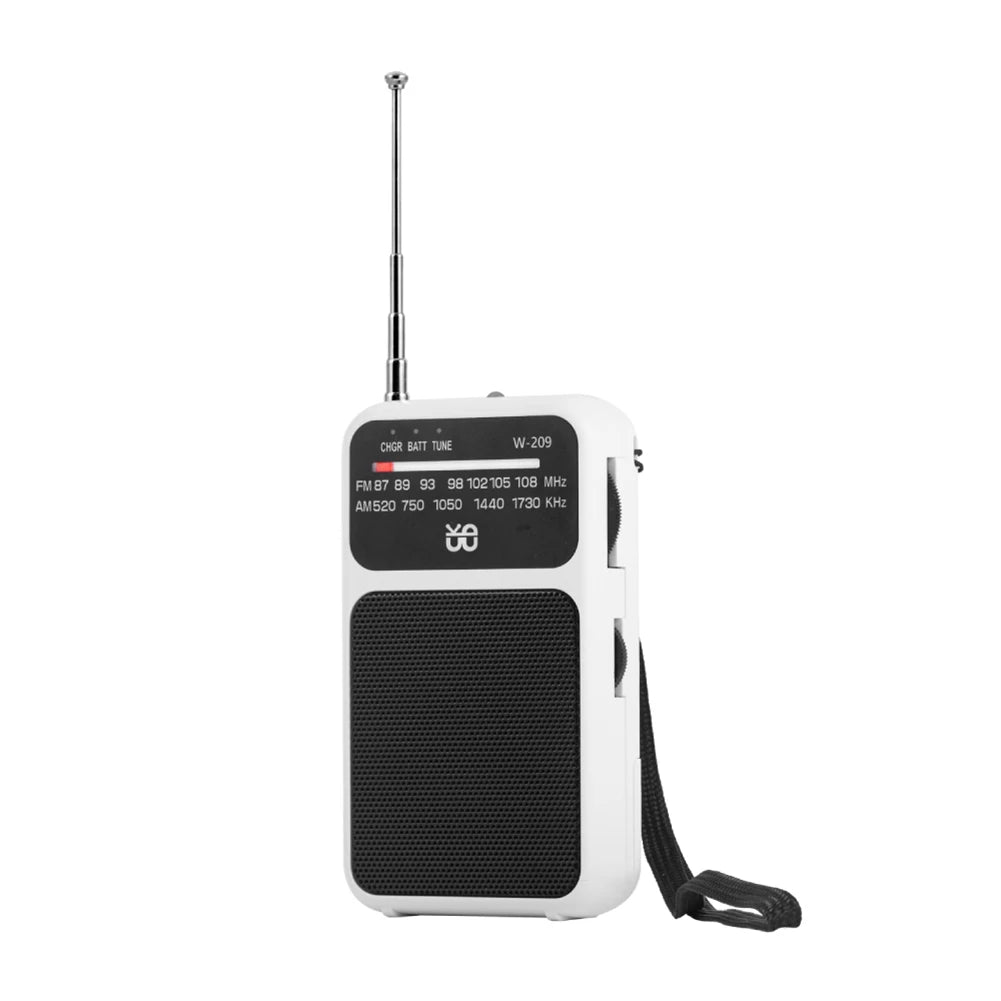 NovaSphere Portable AM FM Radio Built In Speaker