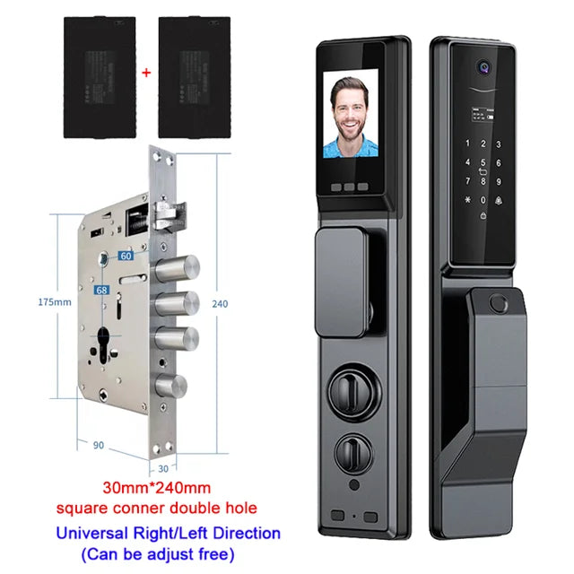 YKESDL Waterproof Outdoor Smart Lock With WiFi Alexa Tuya App Camera