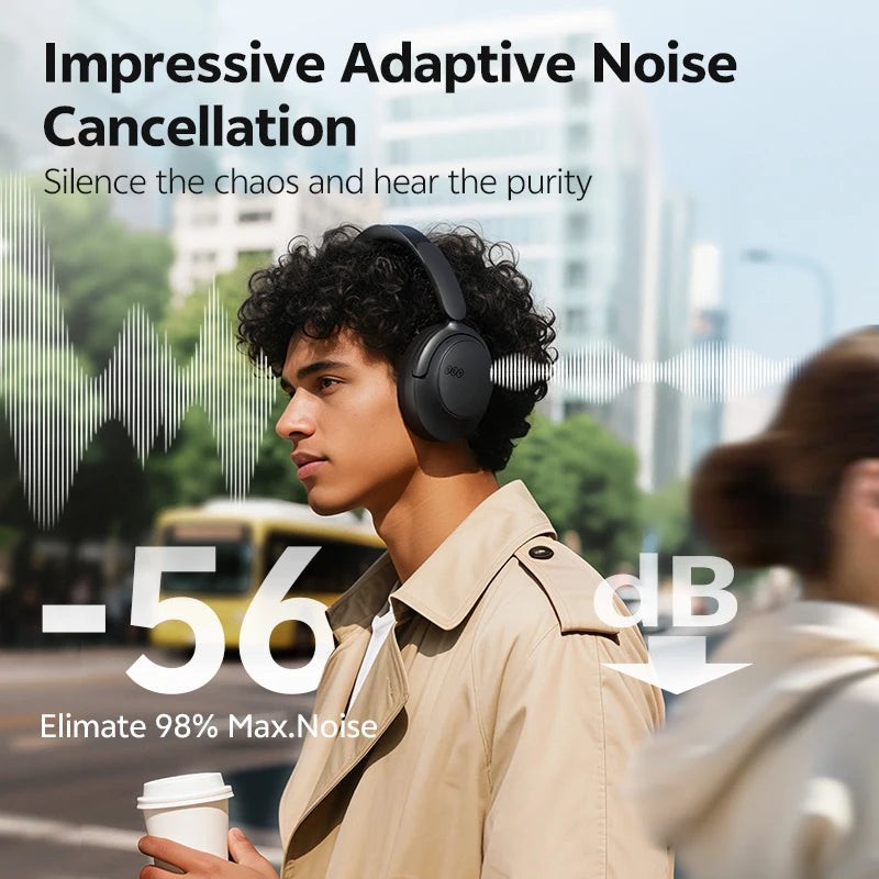 QCY H3S Over Ear Wireless Headphones HiRes LDAC ANC