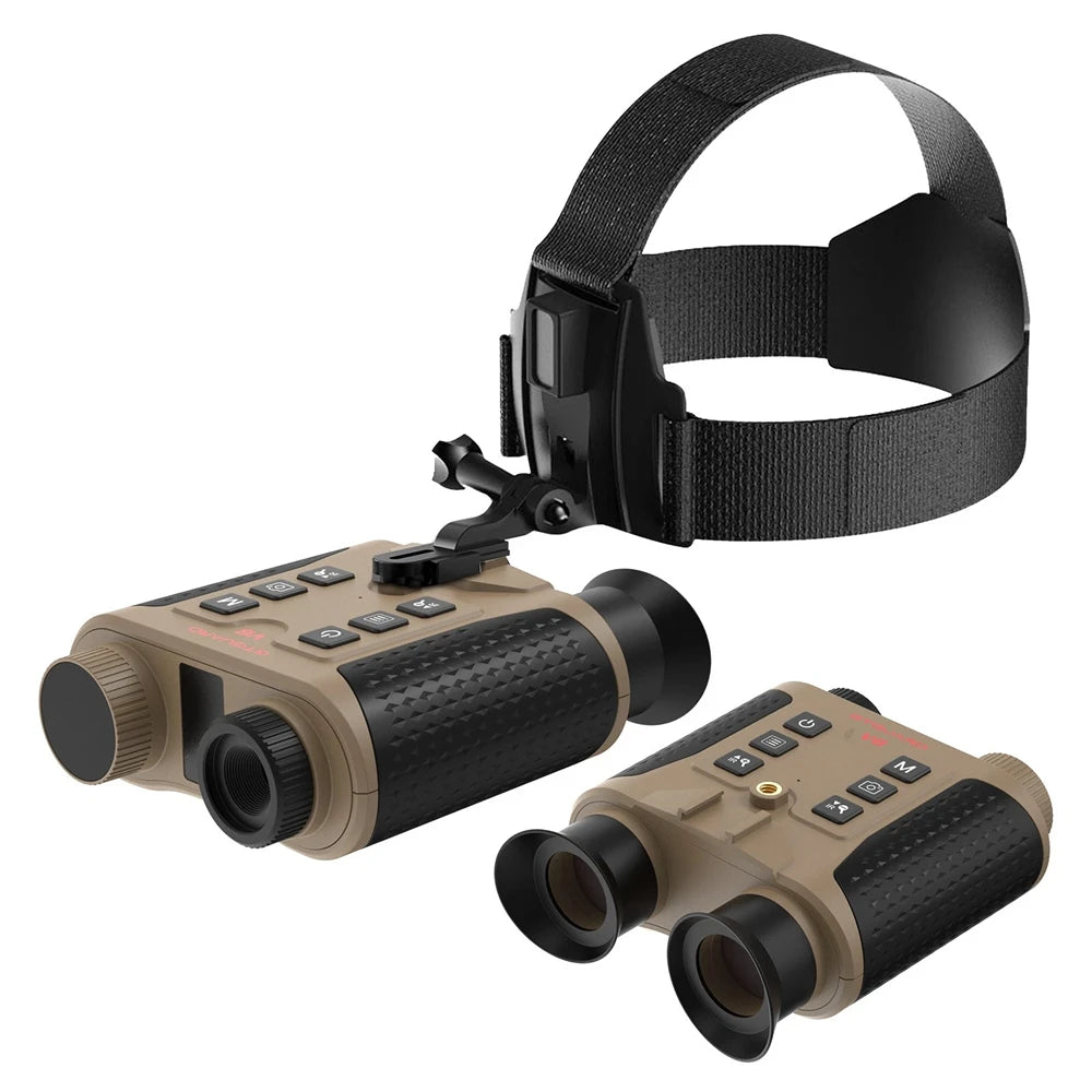 4K Night Vision Binoculars 8X Digital Zoom Infrafred Night Vision Goggles Telescope Day/Night Use for Outdoor Hunting Support Video & Photo