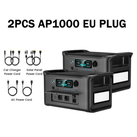 CTOLITY AP1000 1024Wh LiFePO4 Portable Power Station 100 240V
