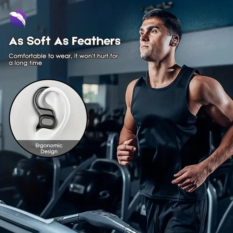 SHUKE Wireless Earbuds Sport EarHook Hifi Stereo Sound Earphones