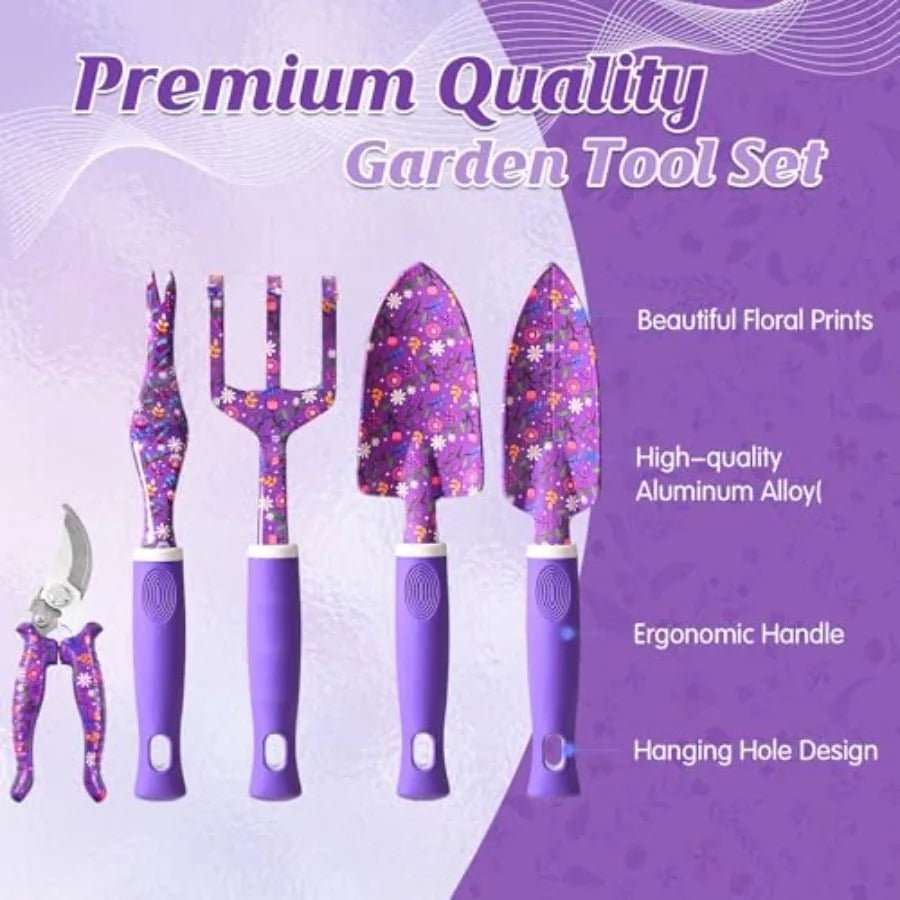 Gardening Tools Set For Women 14 Piece Kit With Bag