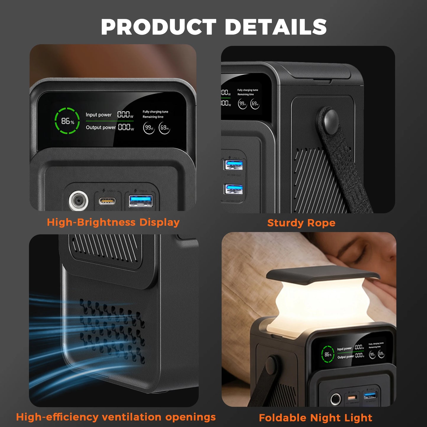 CTOLITY 200W Power Station With 192Wh LiFePO4 Battery