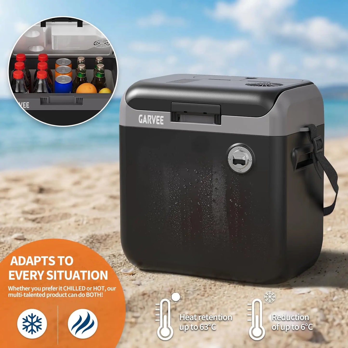 HiMISS Portable Thermoelectric Car Fridge And Warmer