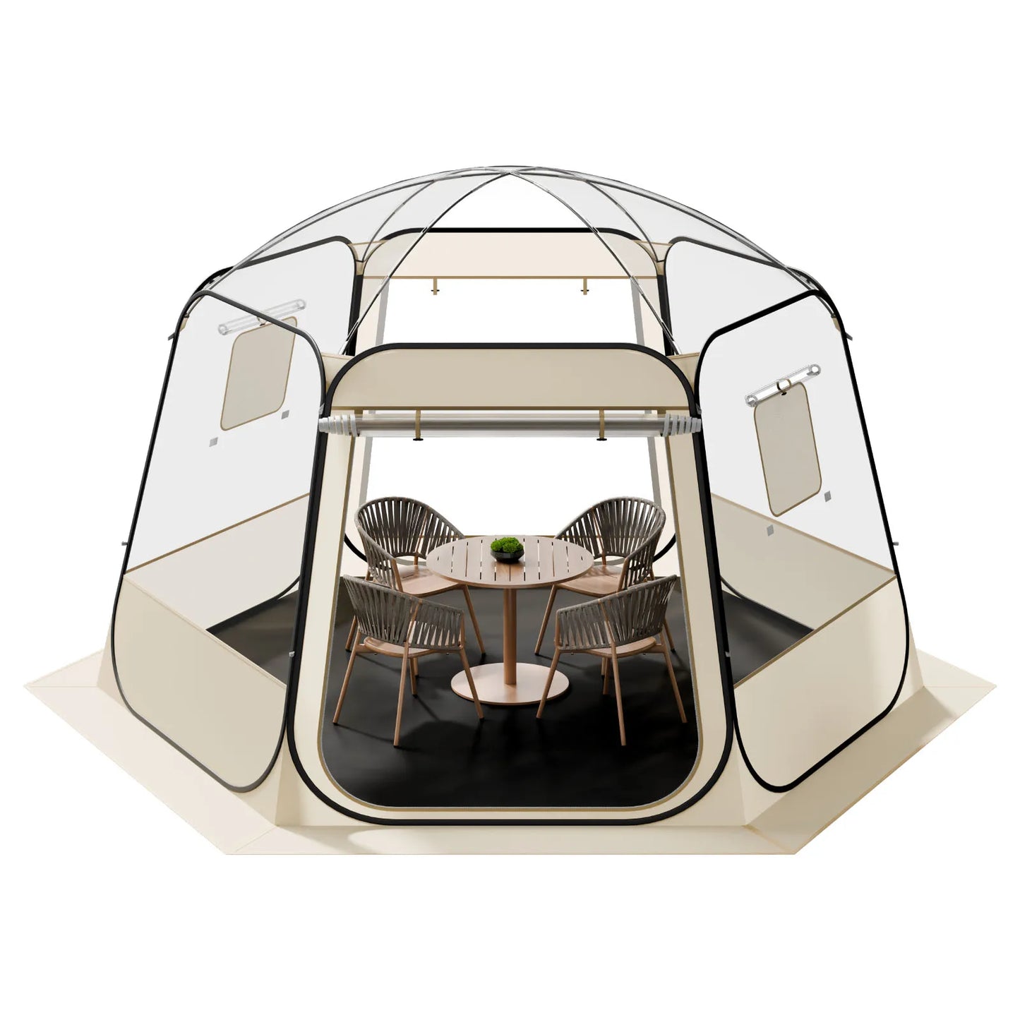 SucceBuy Pop Up Bubble Tent Waterproof UVResistant Clear Camping Shelter