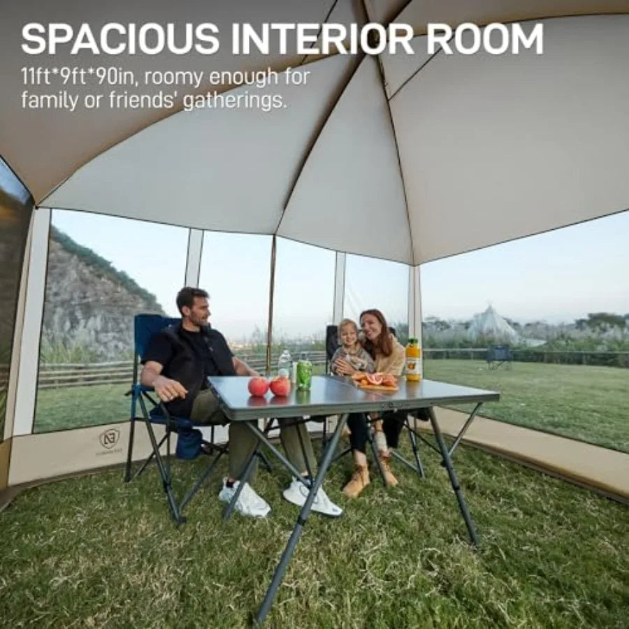 Camping Picnic Screen House Magnetic Mesh Shelter With Free Entry