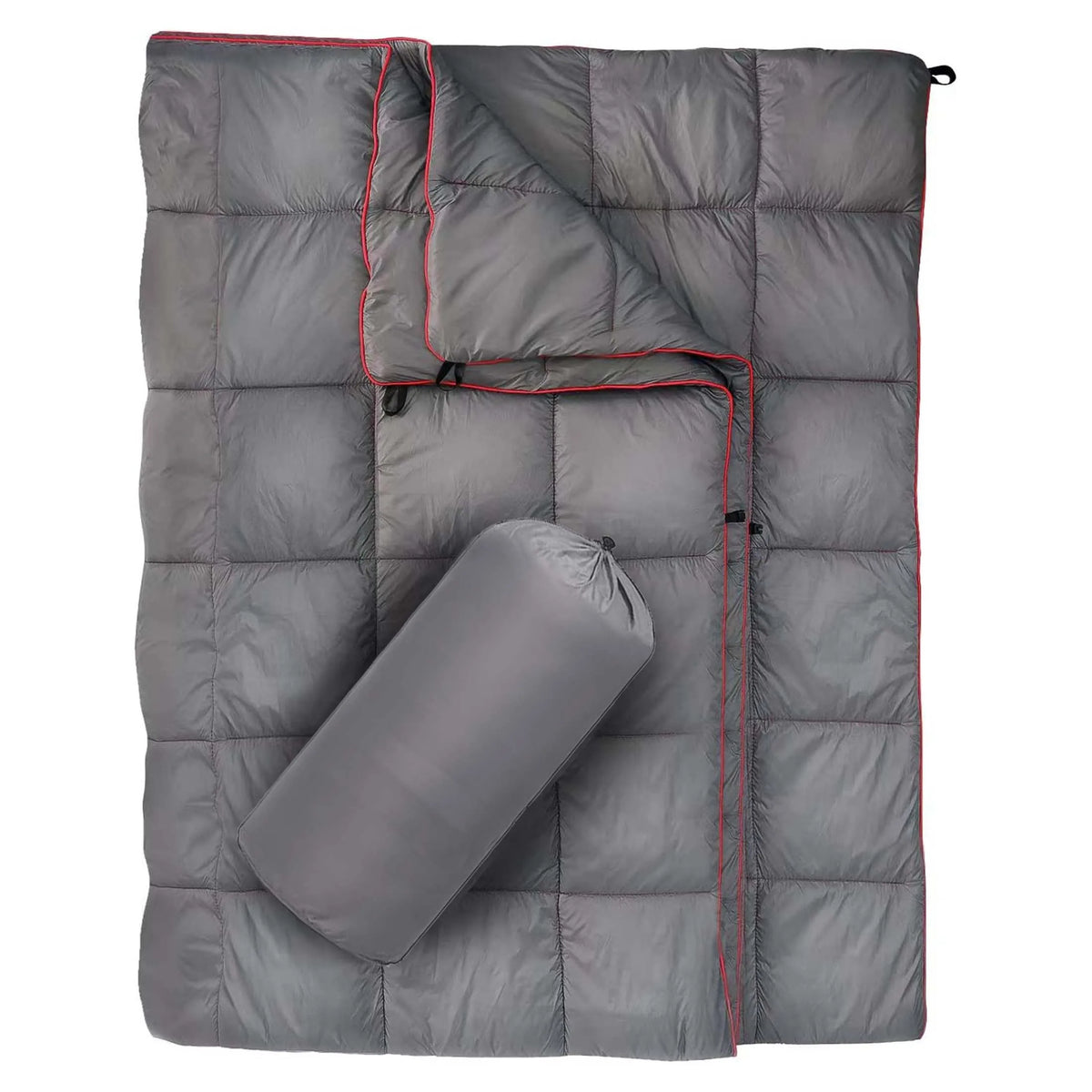 Outdoor Puffy Camping Blanket, Lightweight Down Alternative Puffy  Camping Large Ultra Warm Hammock Top Quilt Waterproof Blanket for Traveling Picnic Beach Party Cold Weather