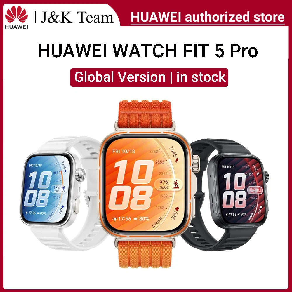 Huawei Watch Fit 5 Pro Smartwatch NFC GPS Sleep Heart Monitor iOS Android