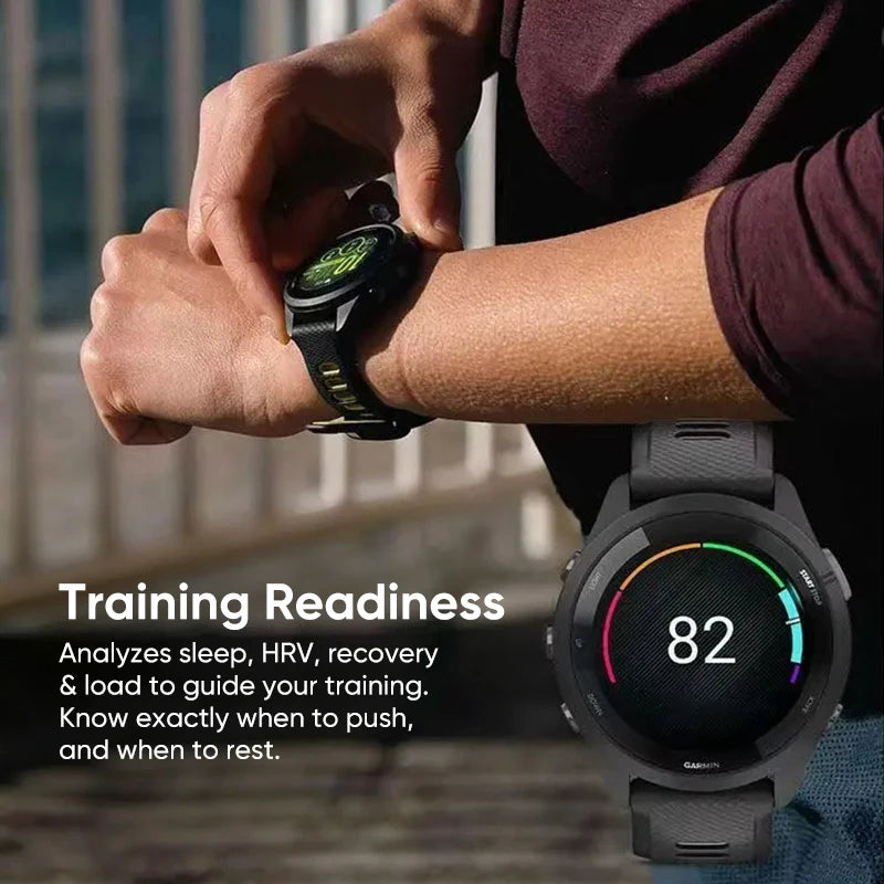 Garmin Forerunner 265 GPS Smartwatch With Heart Rate Monitoring Training Metrics
