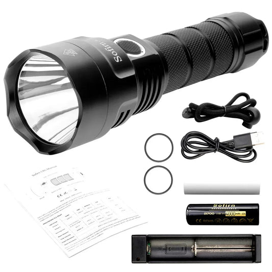 Sofirn C8G SST40 Powerful LED Flashlight 21700 Power Indicator