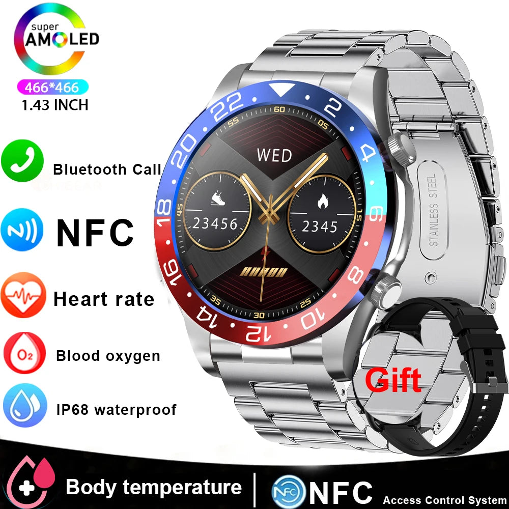 Bluetooth Calling Smart Watch Fitness Tracker Heart Rate Monitor