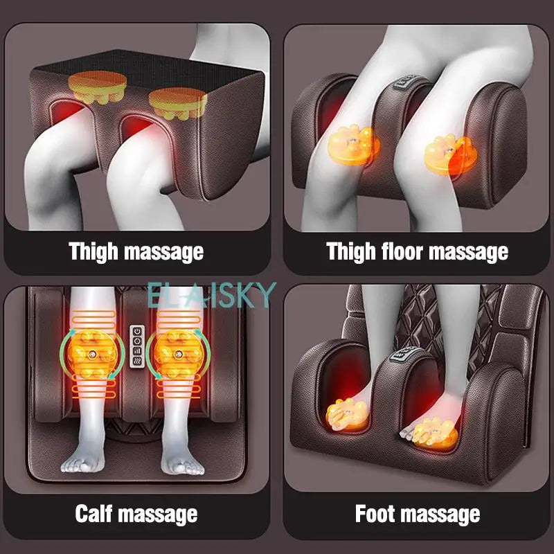 ELAISKY Electric Massage Mattress Cushion With Heat Vibration Infrared