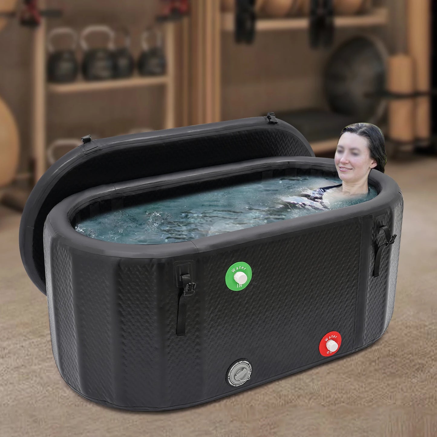 Bymaocar Portable Ice Bath Inflatable Bathtub For Athletic Recovery