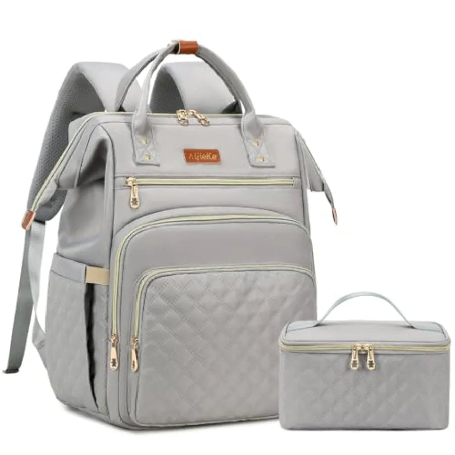 Lunch Backpack With Insulated Lunch Bag And Laptop Compartment Cooler