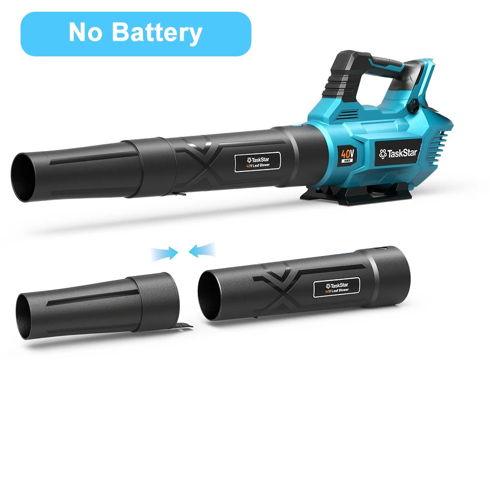 TaskStar Cordless Leaf Blower 40V Three Speed with Two Batteries