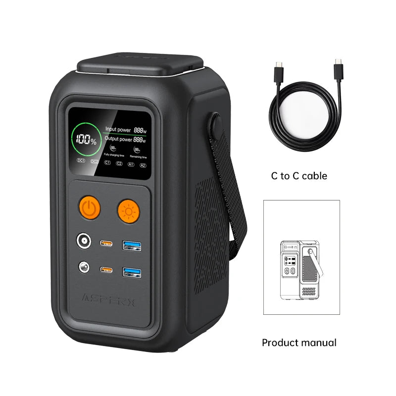 CTOLITY 200W Power Station With 192Wh LiFePO4 Battery