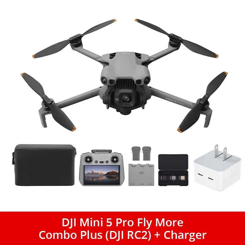 DJI Mini 5 Pro FlyMore Combo FPV Drone FourKCameraPro