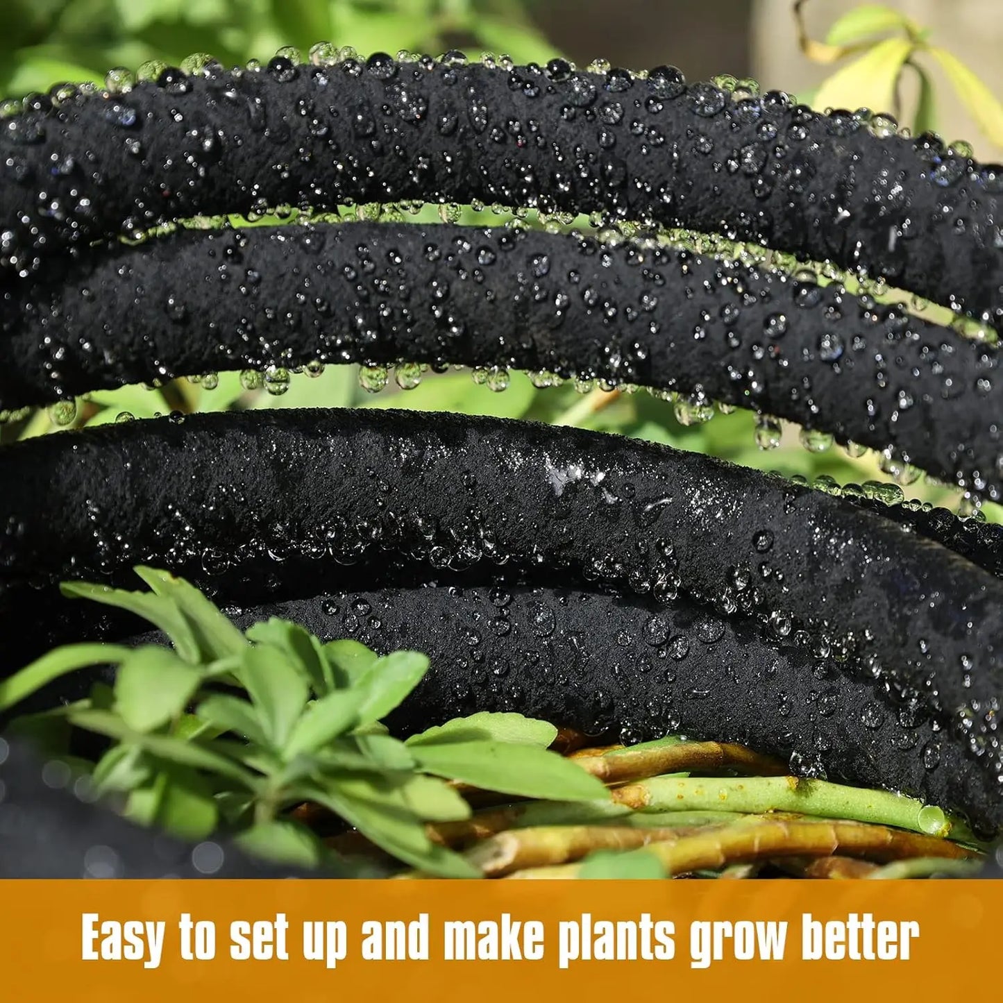 Soaker Hose With Solid Brass Connector Saves Water Up To 70 Percent For Gardens