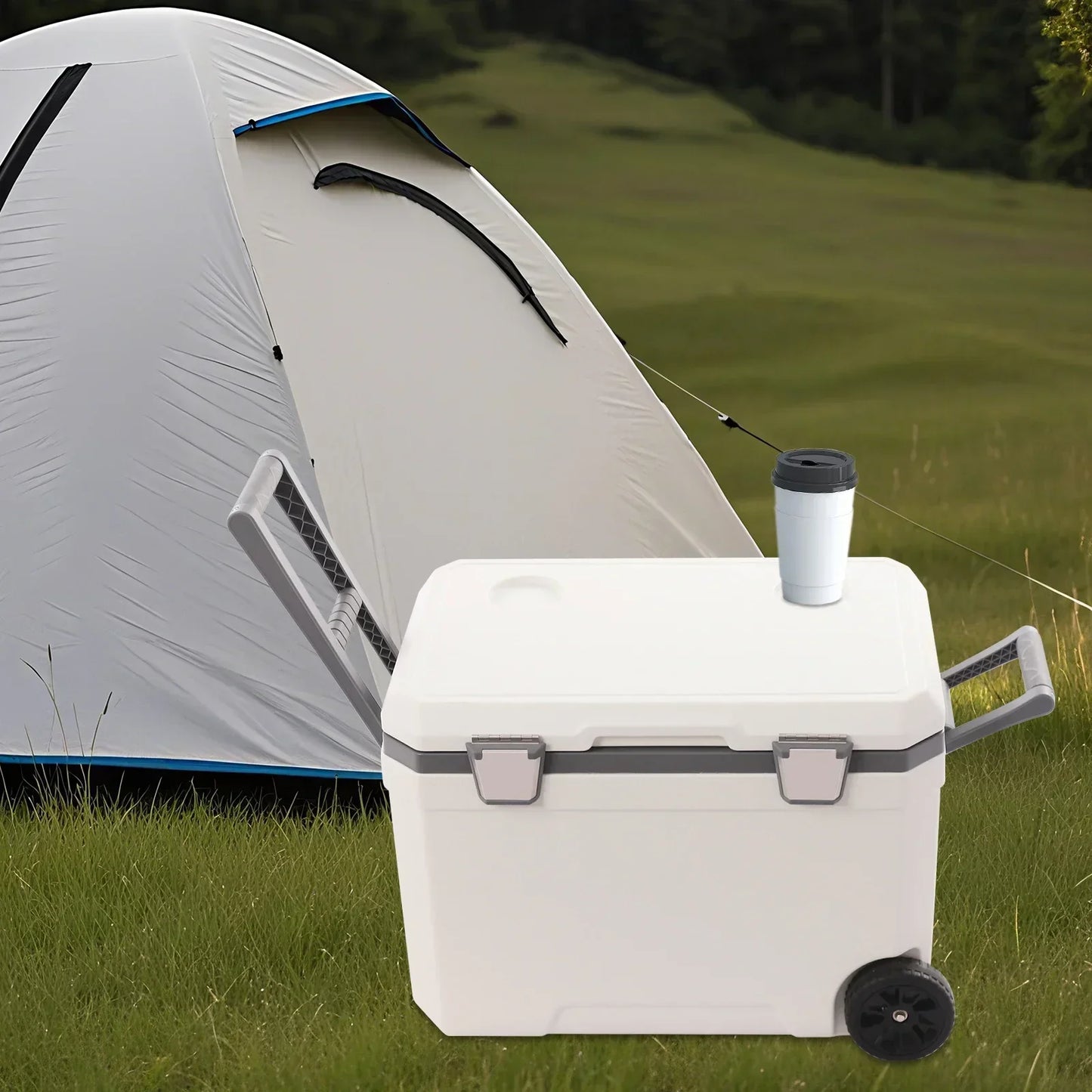 Insulated Portable Cooler for Camping BBQ Picnics and Outdoors