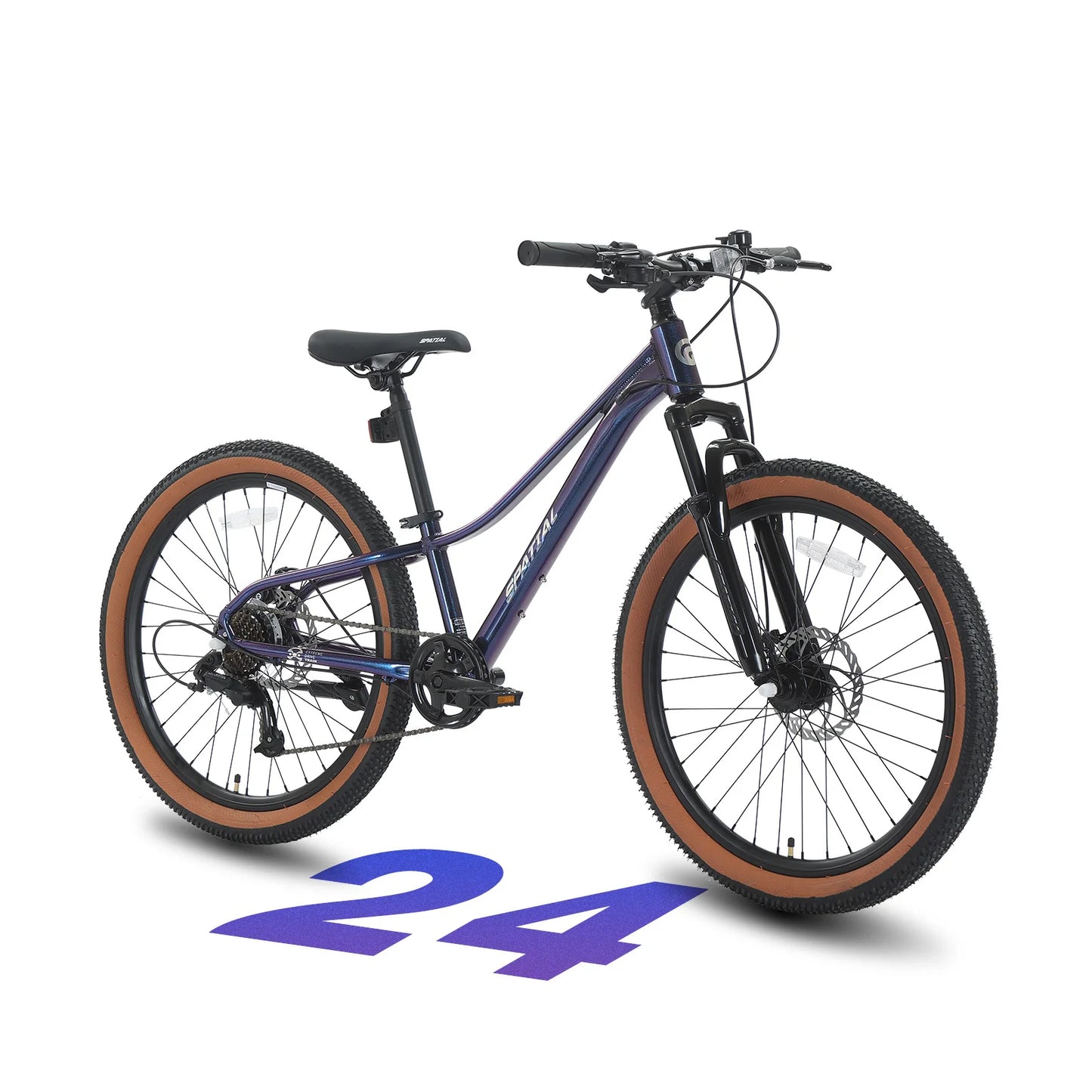 Spatial 7 Speed Aluminum Hardtail Mountain Bike With Disc Brakes