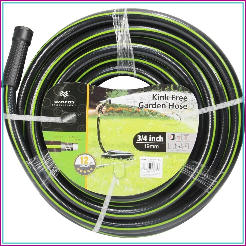 Heavy Duty Lightweight Garden Hose No Kink Leakproof 200 PSI