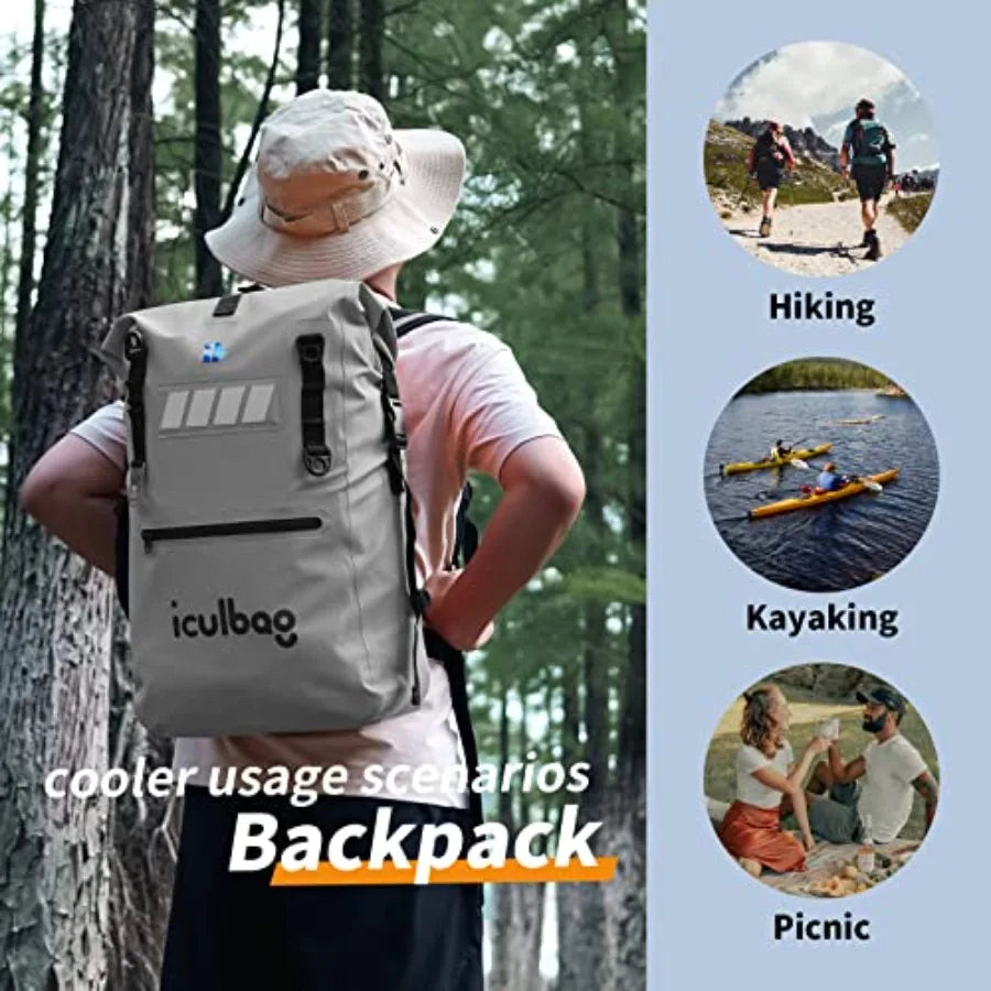 Insulated Leakproof Waterproof Cooler Backpack Travel Hiking Beach Camping