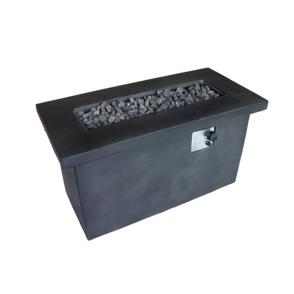 Concrete Outdoor Fire Pit Table Propane Or Natural Gas