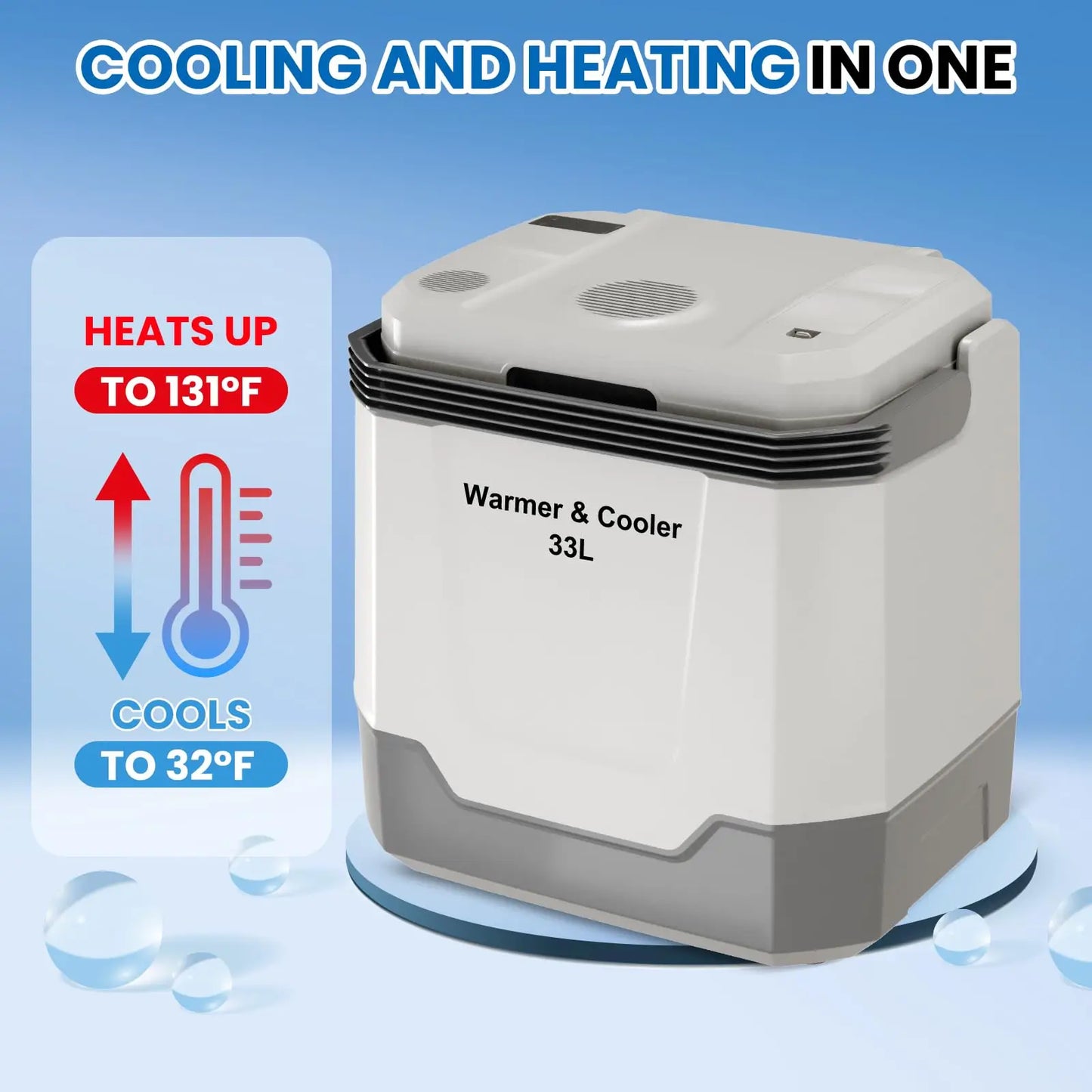 HobbyLane Portable Electric Cooler Warmer 12V 110V Car Travel