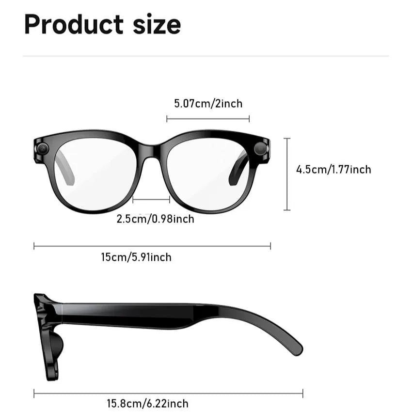 SENBONO AI Smart Glasses With 2MP/5MP/8MP Cameras AI Translation