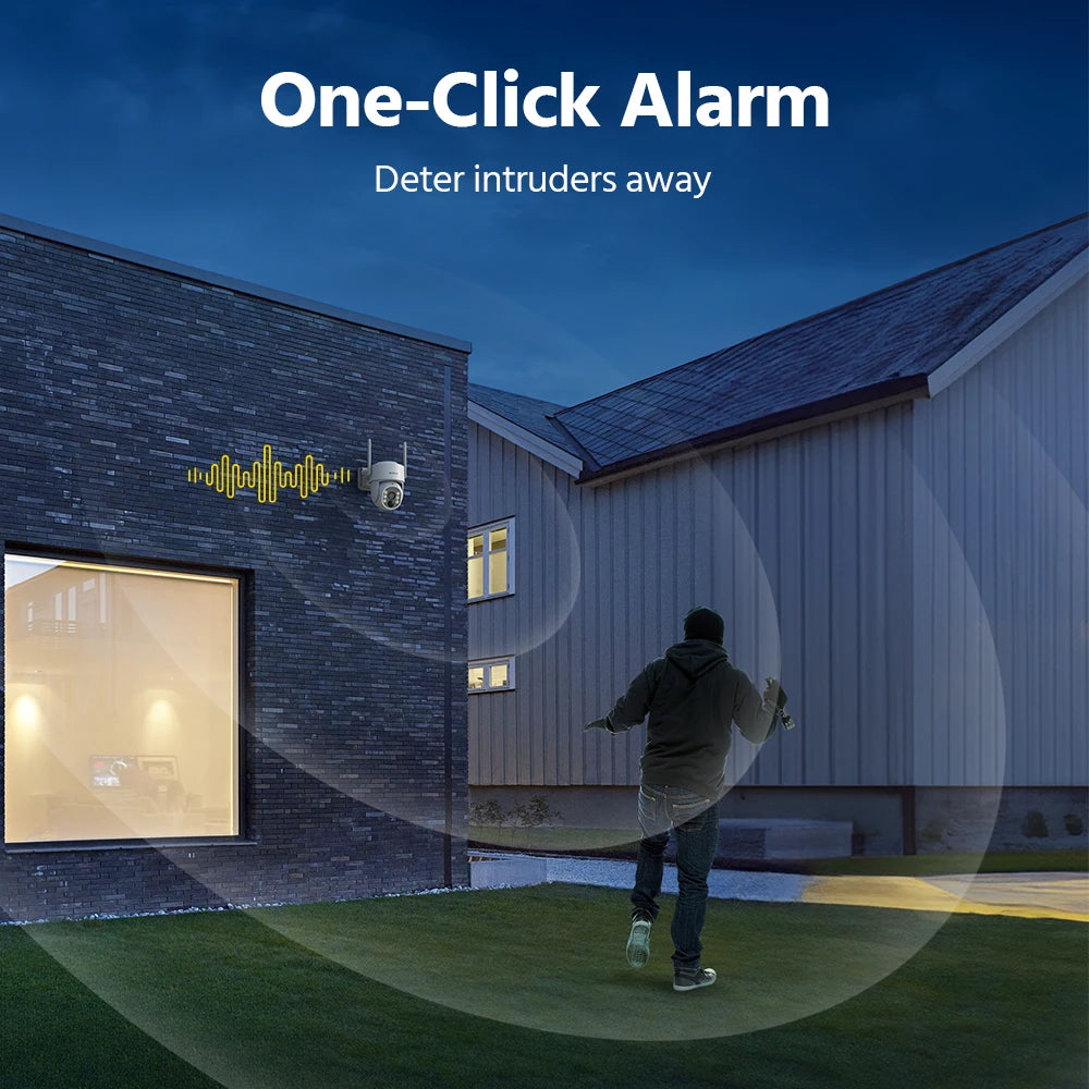 Annke 4MP solar security cameras 10CH 12 in LCD 2.4G 5.8G PTZ wifi security cameras PIR color night vision camera security wifi