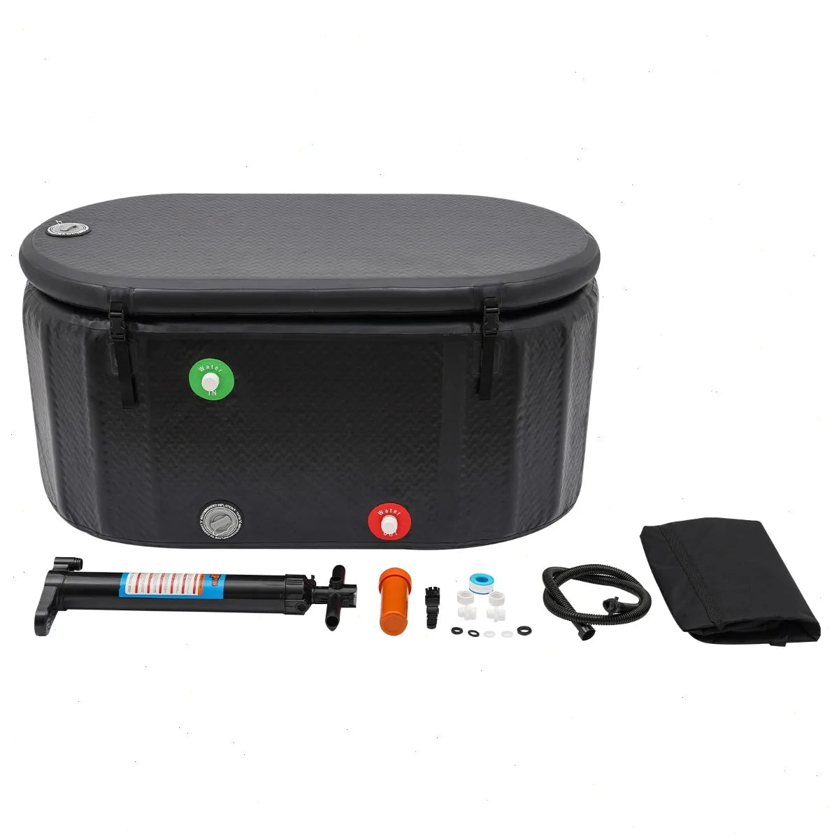 Bymaocar Inflatable Bathtub Cold Plunge Pool With Pump Kit
