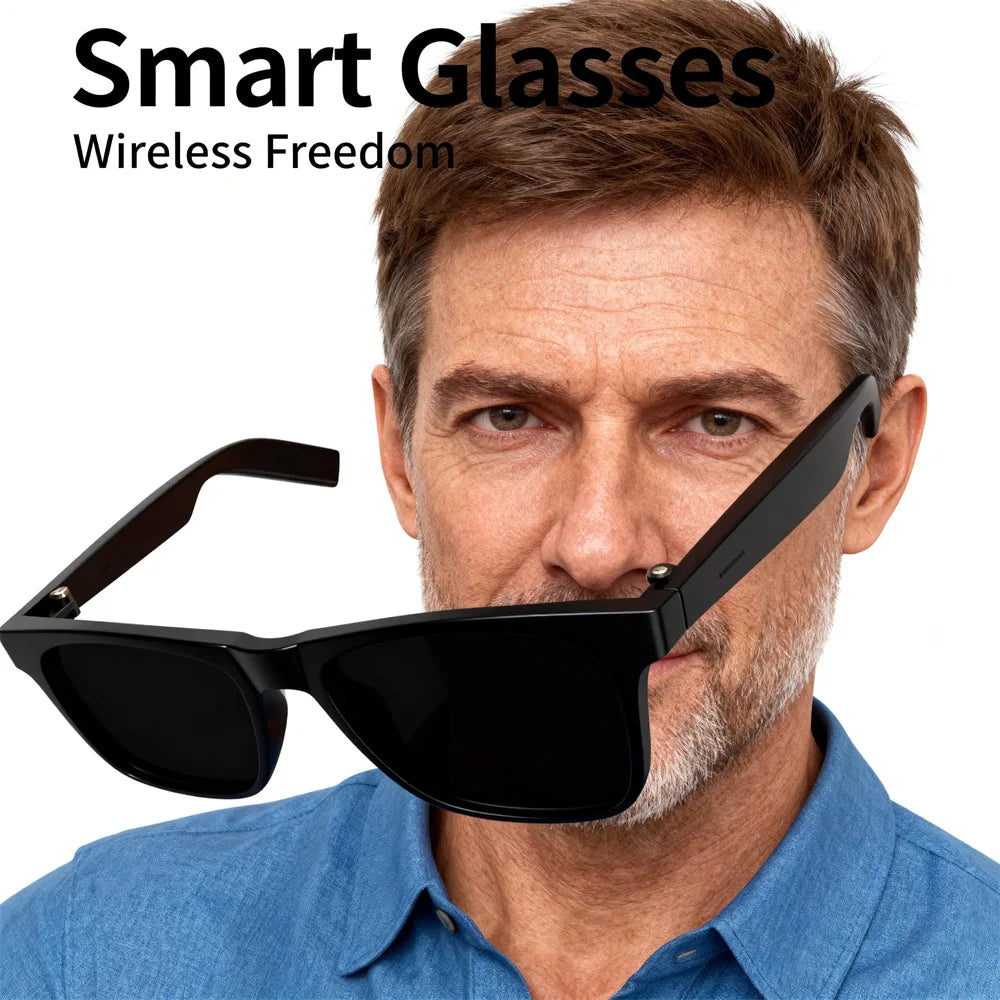 Chotog AI Smart Glasses Video Recorder Bluetooth Voice Assistant