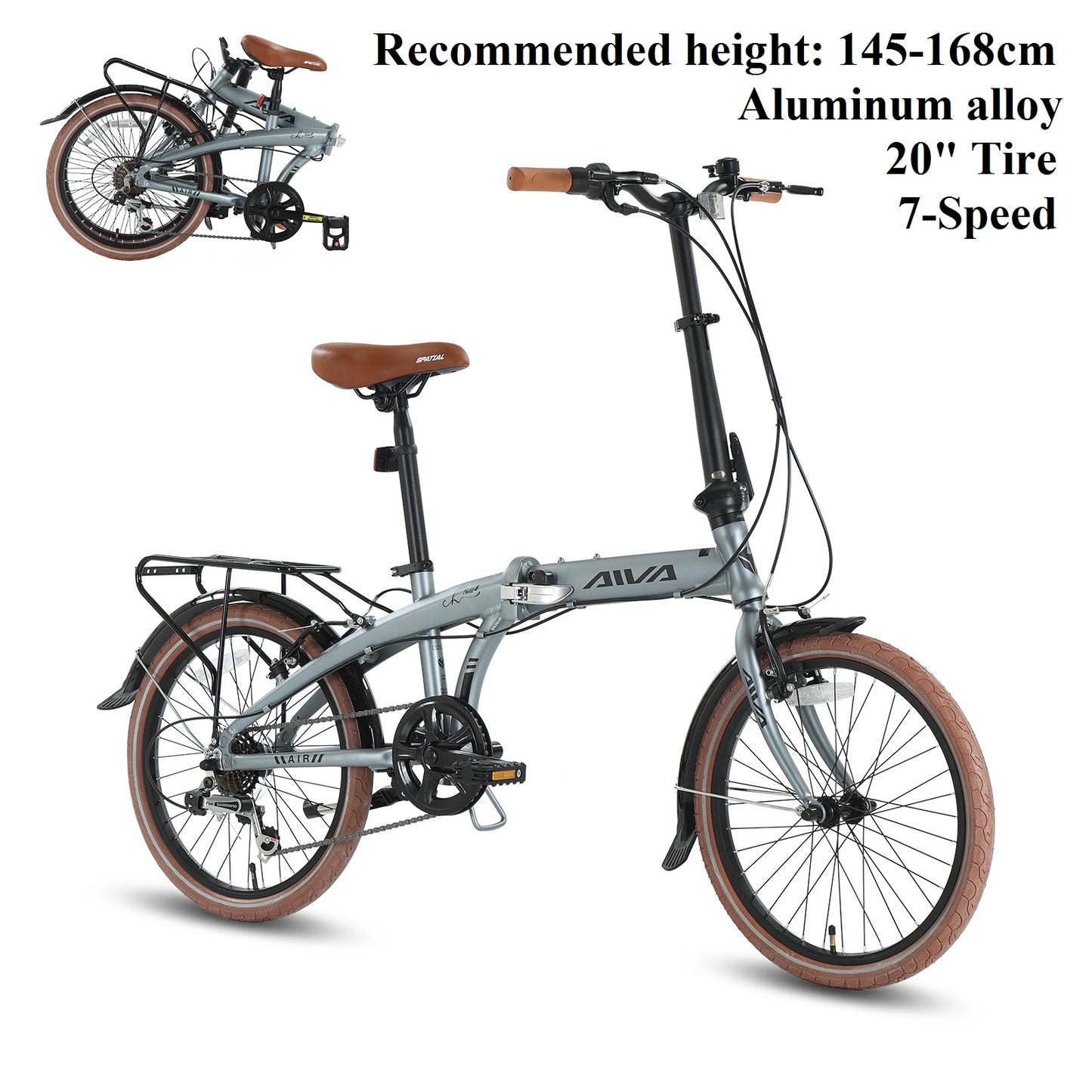 Lightweight Hardtail Mountain Bike With Seven Speed Disc Brakes