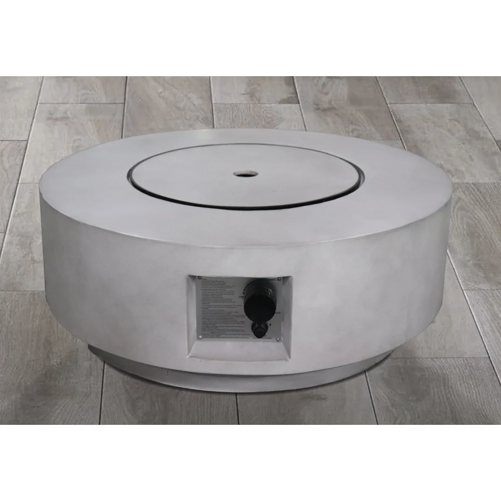 Fiber Reinforced Concrete Outdoor Fire Pit Table For Gas
