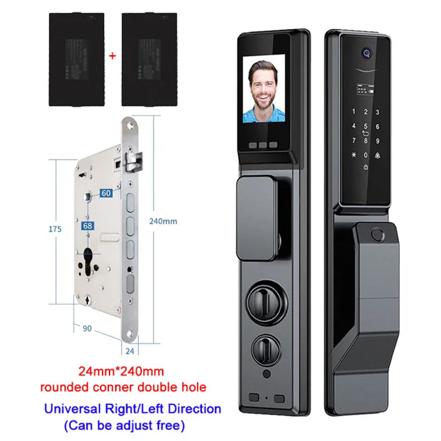 YKESDL Waterproof Outdoor Smart Lock With WiFi Alexa Tuya App Camera