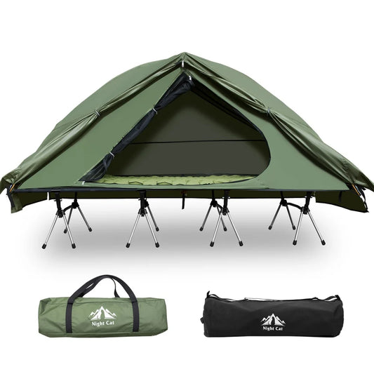 Night Cat Elevated Camping Cot Tent 16 Legged Heavy Duty