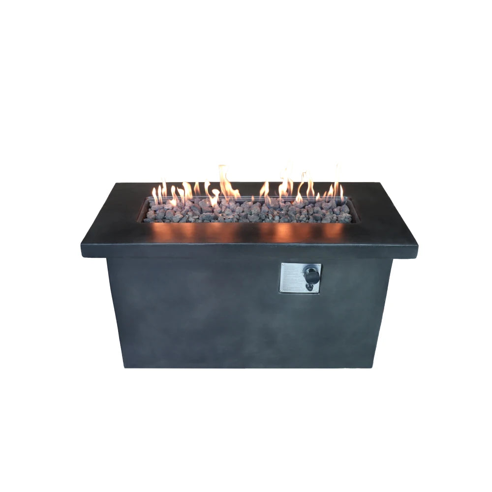 Concrete Outdoor Fire Pit Table Propane Or Natural Gas