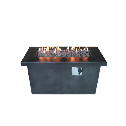 Concrete Outdoor Fire Pit Table Propane Or Natural Gas