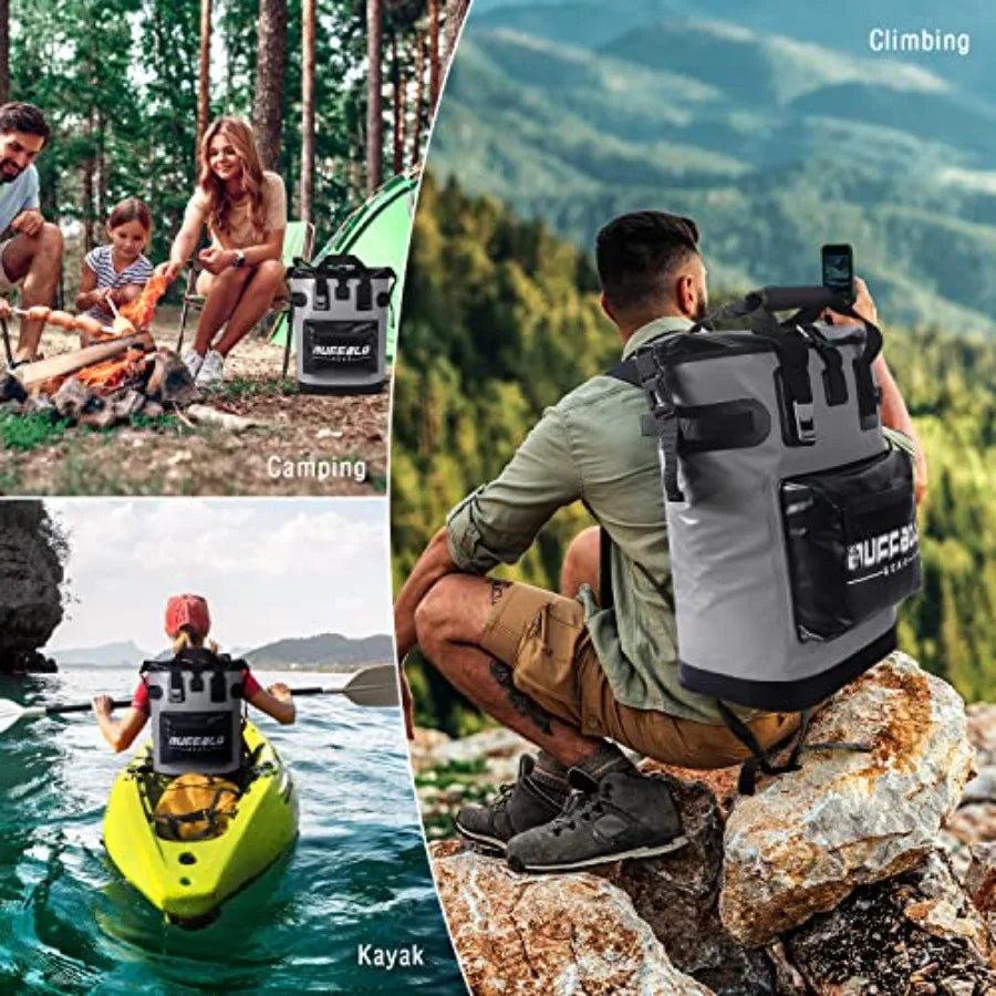 Leakproof Insulated Cooler Backpack for Picnic Beach Hiking