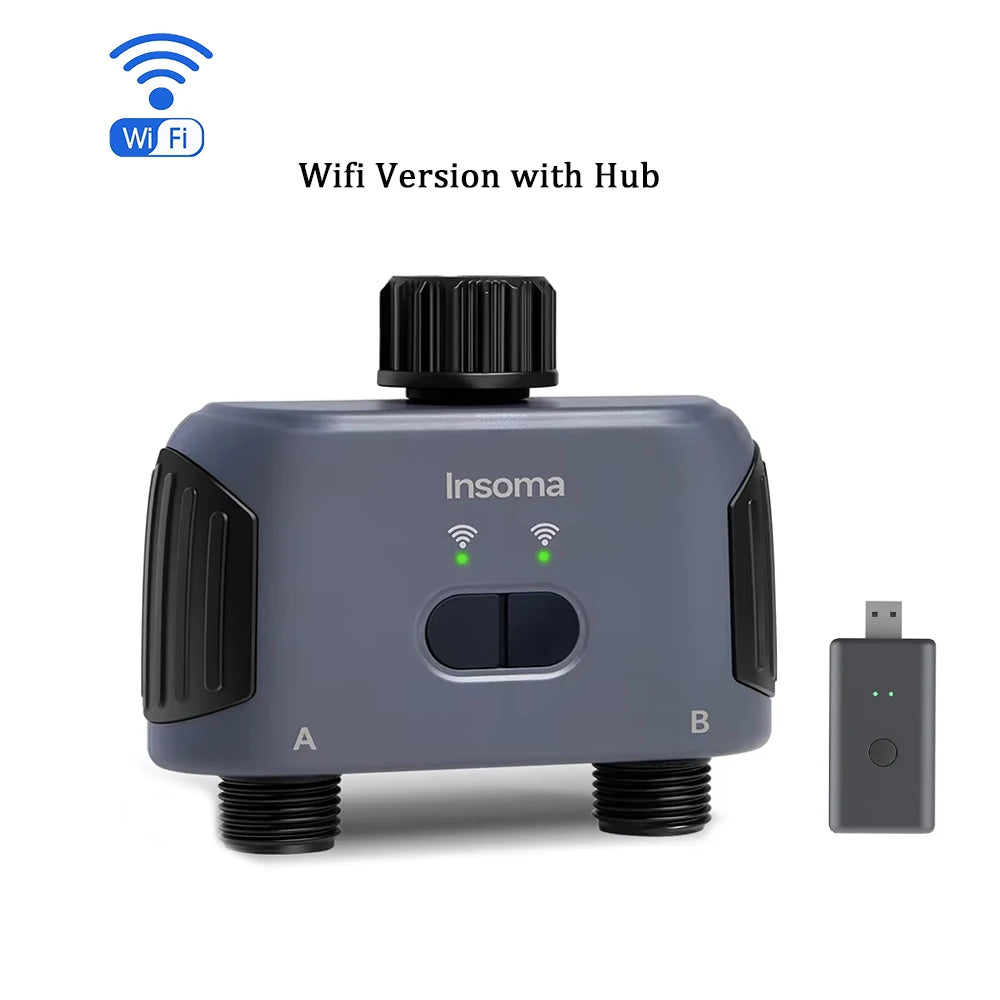 Insoma Zigbee WiFi Automatic Water Timer For Garden Irrigation System