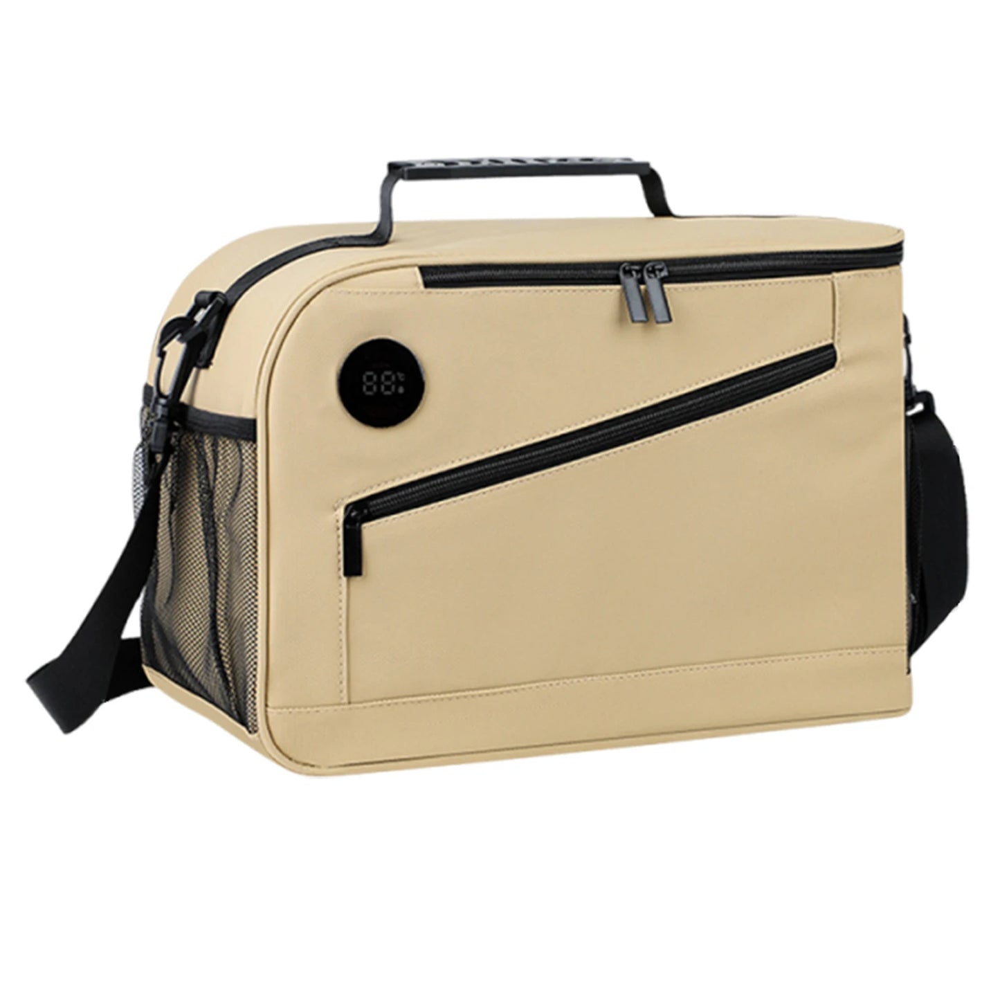 ALIILEE Cooler Bag With Temperature Display Insulated Lunch Tote
