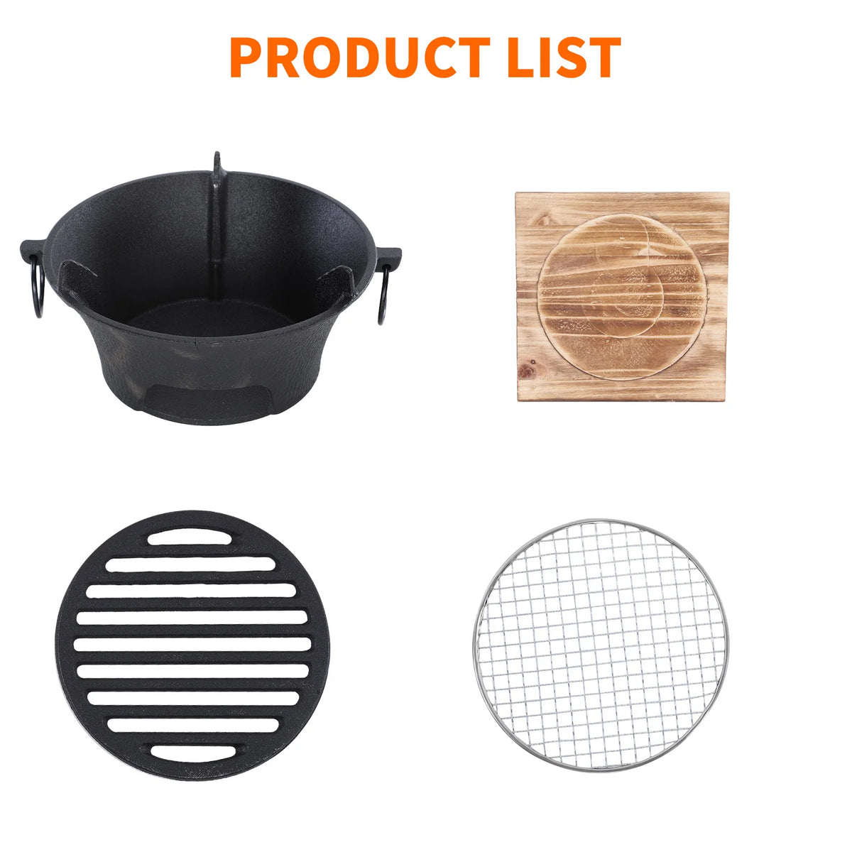 Atuin Stainless Steel Charcoal Bbq Grill Stove For Outdoor Camping