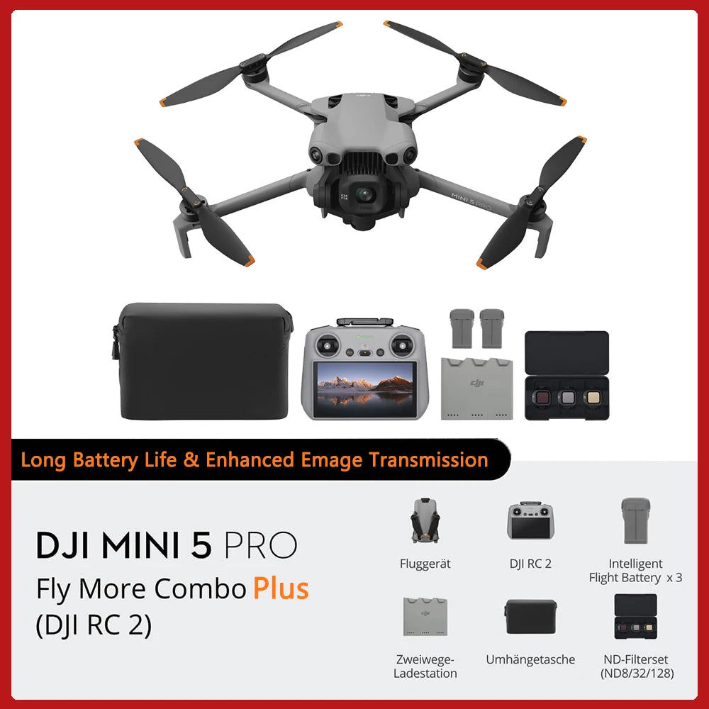 DJI Mini 5 Pro Drone Featuring 1Inch CMOS 4K Sensing