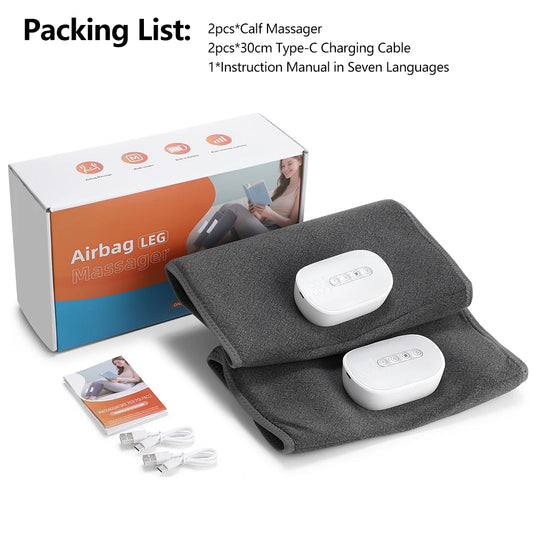 Agdoad Air Compression Calf Massager 4 Modes 8 Intensities
